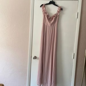 Formal dress/ dusty rose color